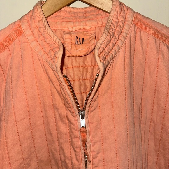 GAP quilted peach jacket - Picture 4 of 5